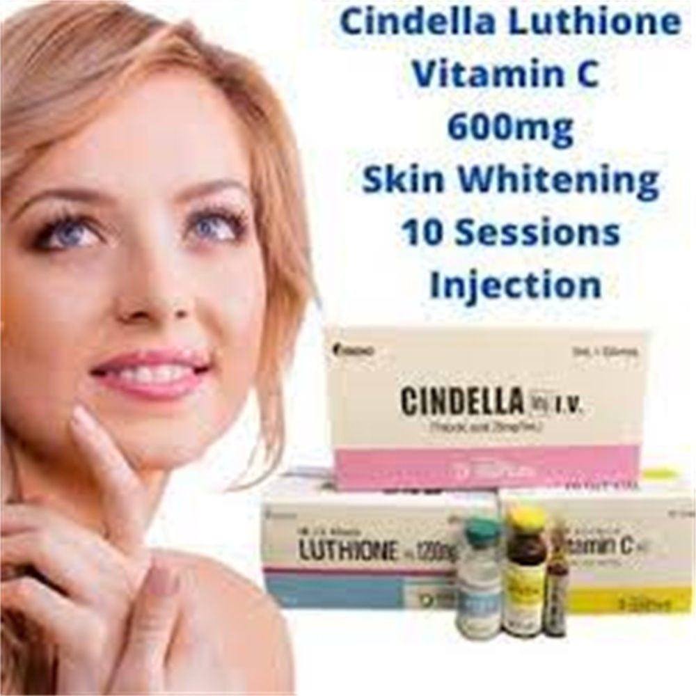 Korea Baby Luthione Glutathione Cindella Ascorbic Acid Vitamin C IV Skin Whitening Injection France Whitening Authentic