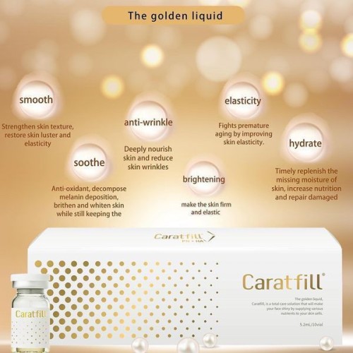 Korean Caratfill 5.2ml*10 Youthful Essence Skin Care Solution Koreayouth Age Reversal Energizer Skin Whitening Booster