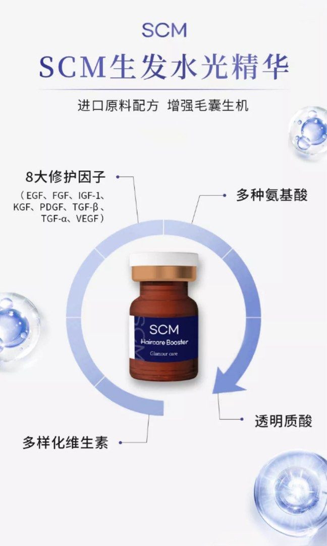 Scm Hair Booster Stimulates Rapid Hair Growth, Good News for Hair Loss Sufferers Dr. Cyjhairfiller Aape