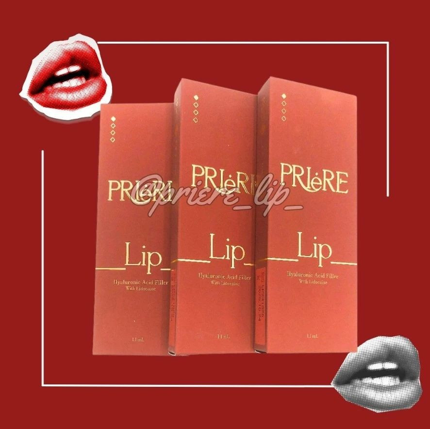 Korea Priere Lip Dermal Filler Hyaluronic Acid Lip Filler Creates Red Lips 1.1ml