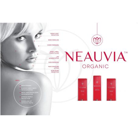 Neauvia Organic Intense LV Cross Linked Hyaluronic Acid Peg Cross-Linking 26mg 1ml Intense Rheologyneauvia Hydro Deluxe