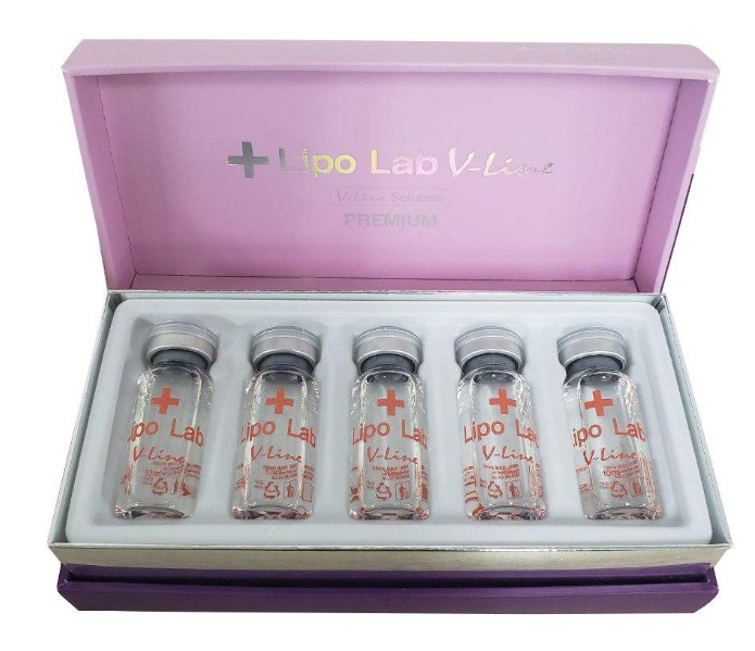 2024 New Lipo Lab Vline, High Safety, Quick Effect, Small Side Effects, Rapid Shaping Injectable for Dissolve Jaw Line