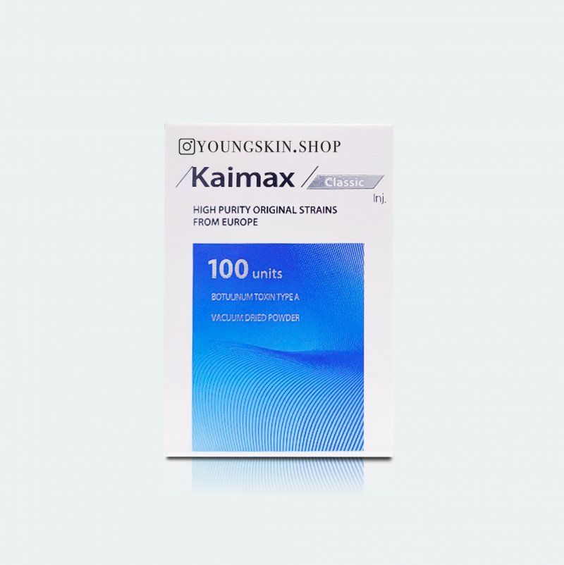 Korea Kaimax 100u botulinum toxin injection Botulax Meditoxin Nabota to improve glabella wrinkles