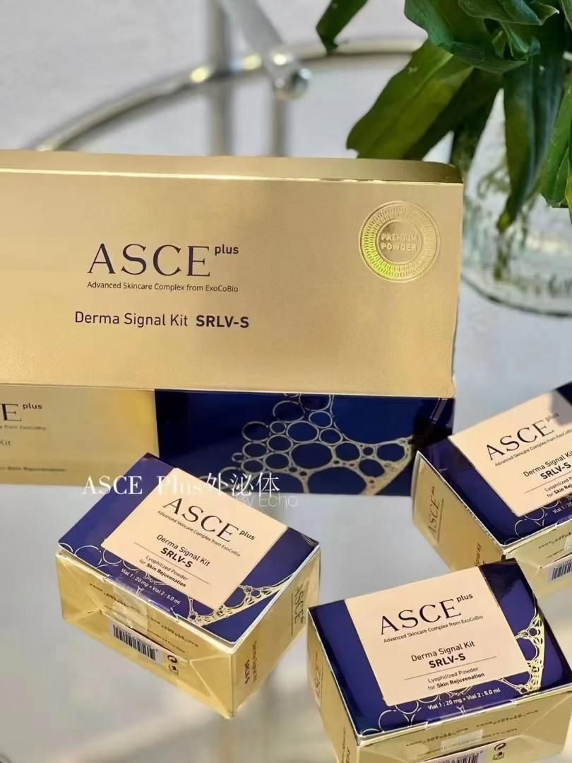 Korea New Asce+Plus Stem Cell Exosome Premium Skincare Fights Aging and Eliminates Acne