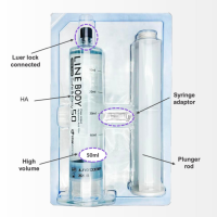 Syringe 50ml Body Filler Line Body Line Fill Cross-Linked Hyaluronic Acid Injection for Chest Breast Buttock Maxy Sedy