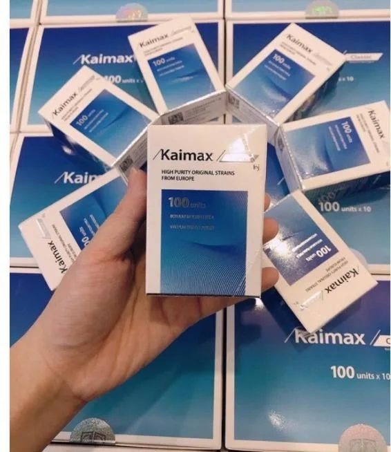 Korea Kaimax 100u botulinum toxin injection Botulax Meditoxin Nabota to improve glabella wrinkles