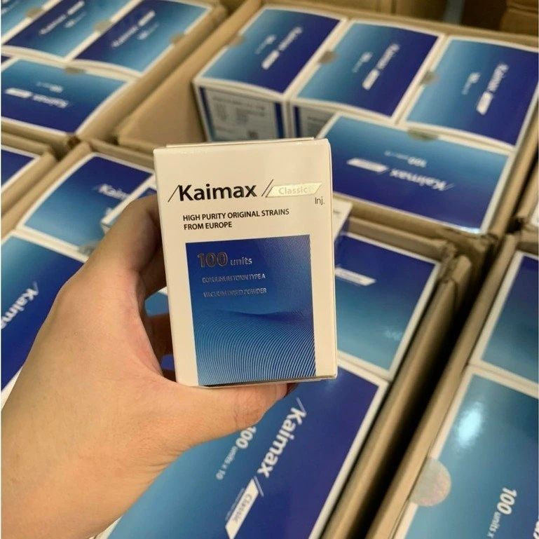 Korea Kaimax 100u botulinum toxin injection Botulax Meditoxin Nabota to improve glabella wrinkles