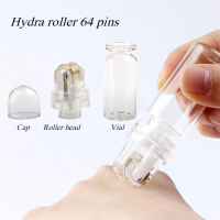 Hydra Roller 64 All in One Hyaluronic Acid Serum Microneedle 64 Pins Derma Roller Face Serum Skin Care