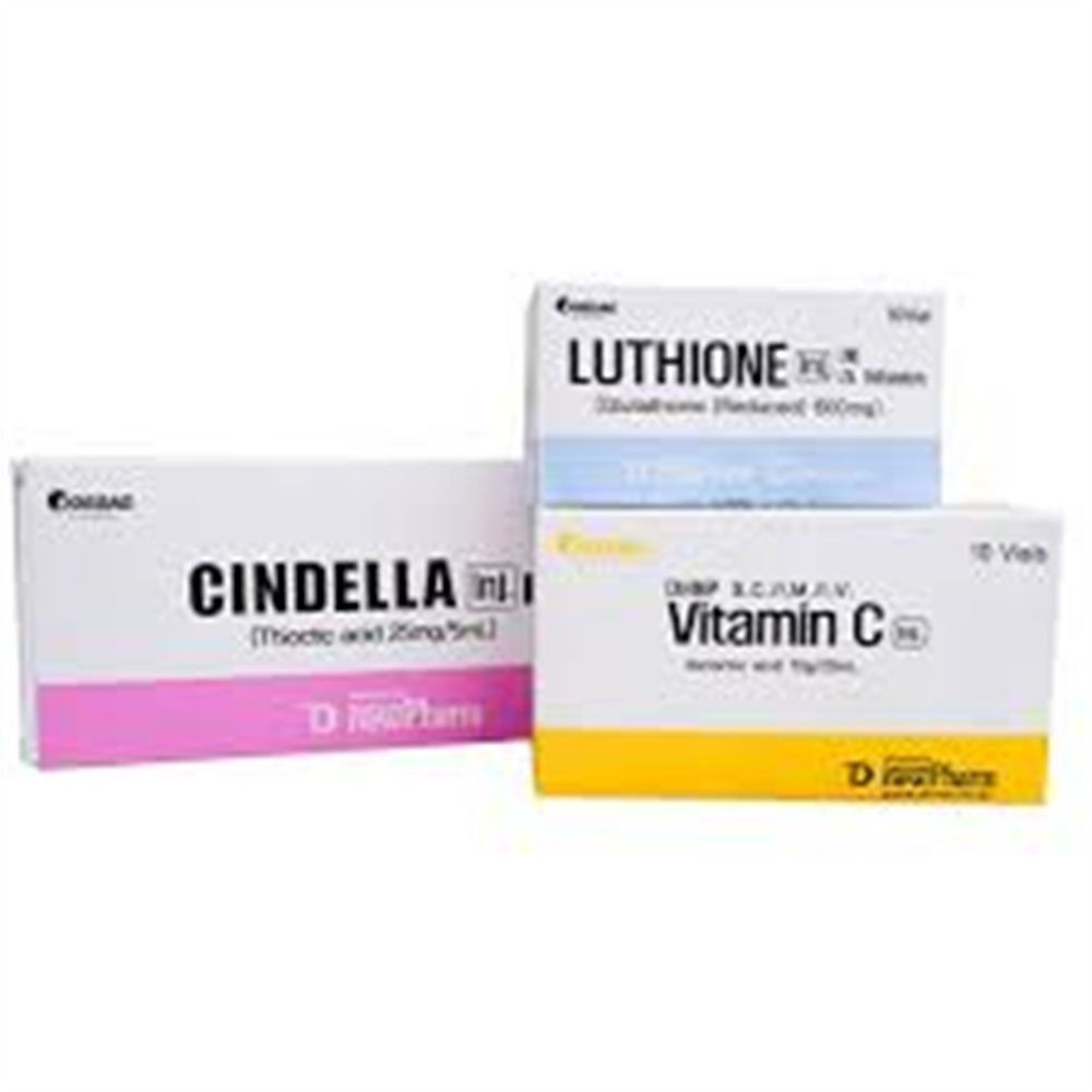 Beauty Products Wholesale Cindella Luthione Vitamin C 1200mg Whitening Set Skin