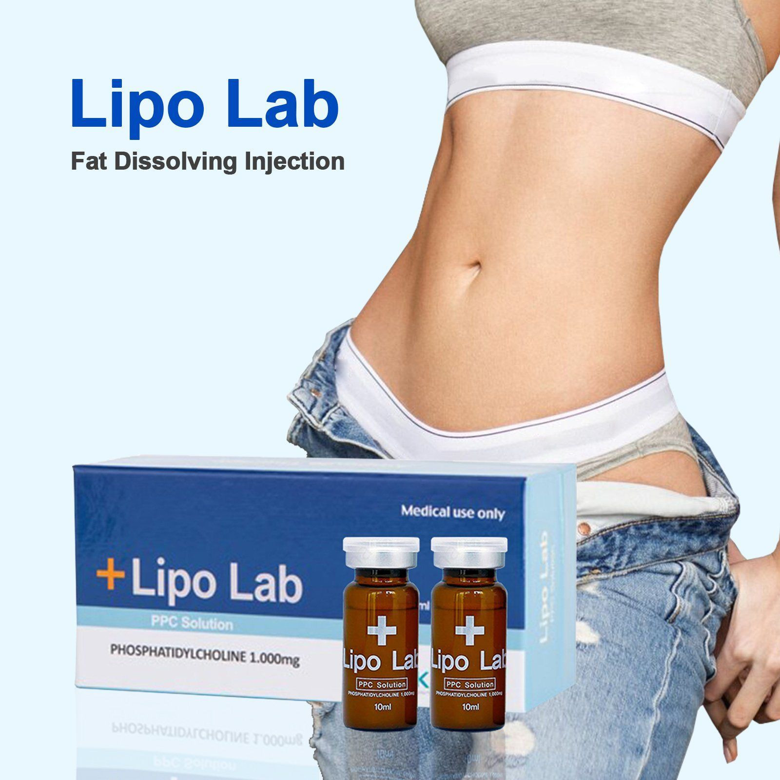 Wholesale Korea Lipolab 10*10ml Phosphatidylcholine Ppc Lipolytic Solution Lipolysis Injection